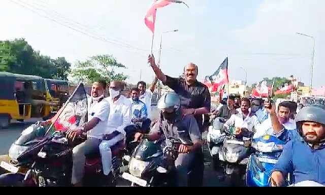 D Jayakumar Bike Rally